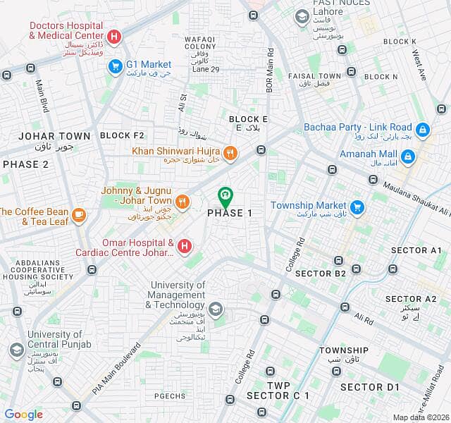 Shop For Sale On Main Boulevard 2 Side Open Neat N Clean Tower Rent Income 150000/- in Johar Town, Lahore
