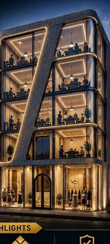 OFFICE BUILDING FRESH BOOKING BUKHARI COMMERCIAL MAIN 60 FEET ROAD DHA PHASE 6 photo 4